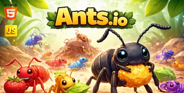 HTML5 Game : Ants io HTML5 Game : Ants io
