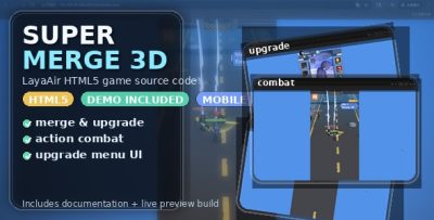 HTML5 Game: Super Merge 3D