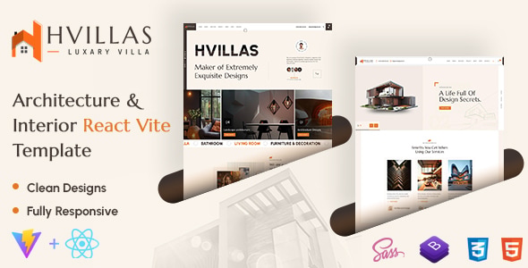 Hvillas - Architecture & Interior React Vite Template Hvillas - Architecture & Interior React Vite Template