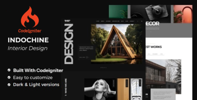 Indochine - Architecture and Interiors Codeigniter Template