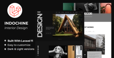 Indochine - Architecture and Interiors Laravel 11 Template