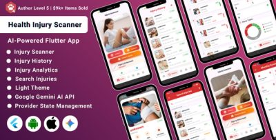 InjuriScan AI - Smart Injury Scanner & Health Assistant Flutter App