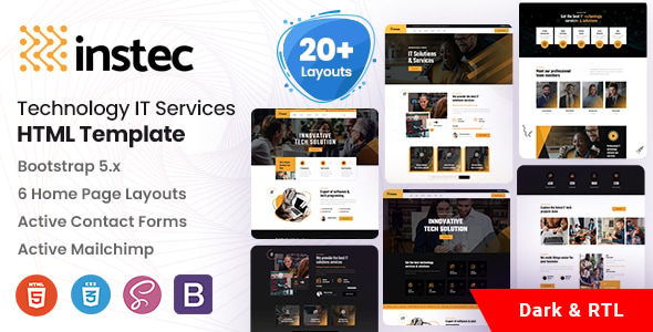 Instec - Digital Agency HTML Template Instec - Digital Agency HTML Template