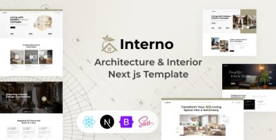 Interno - Architecture & Interior  Next js Template