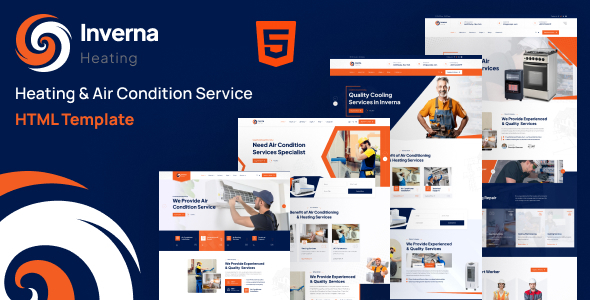 Inverna - Heating & Air Condition Service HTML Template Inverna - Heating & Air Condition Service HTML Template