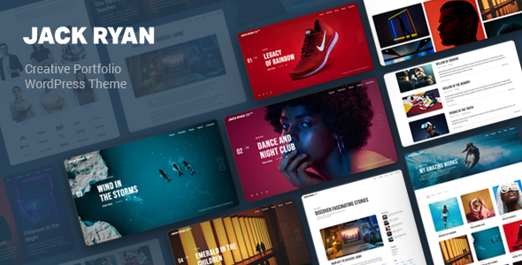 Jack Ryan - Creative Portfolio WordPress Theme Jack Ryan - Creative Portfolio WordPress Theme