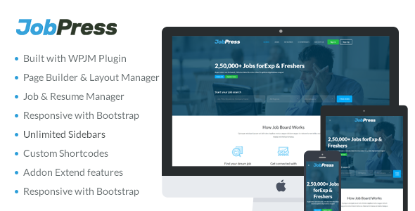JobPress - Premium WordPress Job Manager Theme JobPress - Premium WordPress Job Manager Theme