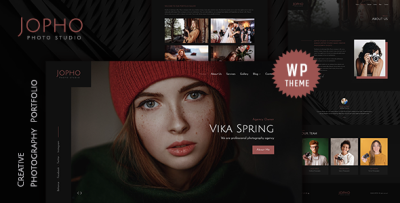Jopho - Creative Photography WordPress Theme