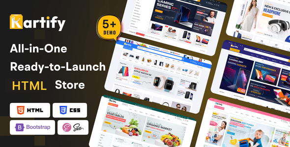 Kartify - Multipurpose eCommerce HTML Template Kartify - Multipurpose eCommerce HTML Template