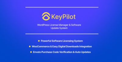 KeyPilot - WordPress License Manager & Software Update System