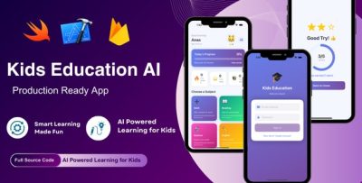 Kids Education AI - iOS Swift App - Firebase & StoreKit 2