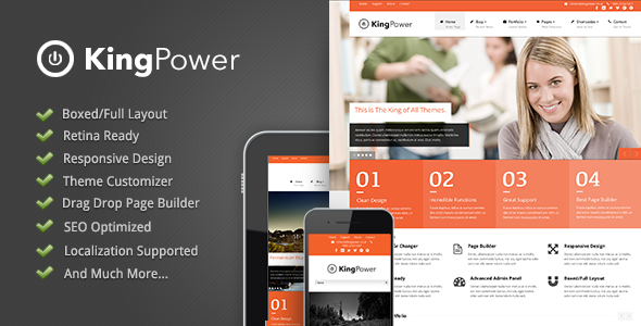King Power - Retina Ready Multi-Purpose WordPress King Power - Retina Ready Multi-Purpose WordPress