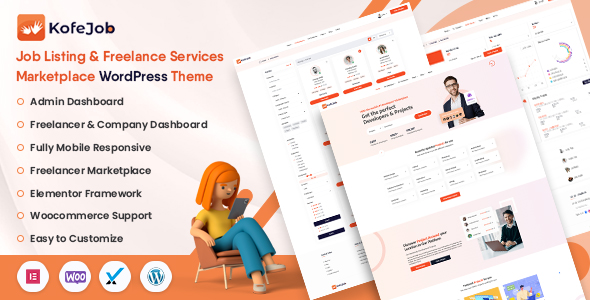 KofeJob - Job Board and Freelance Marketplace WordPress Theme KofeJob - Job Board and Freelance Marketplace WordPress Theme