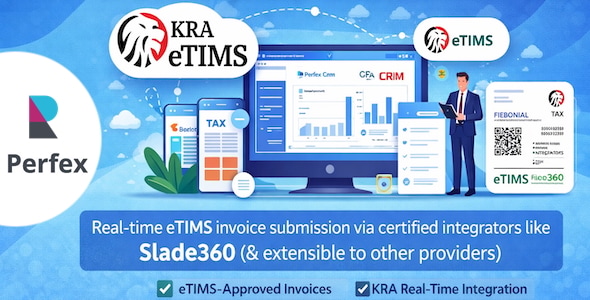 KRA eTIMS Integration Module for Perfex CRM - Kenya Tax Invoice Compliance KRA eTIMS Integration Module for Perfex CRM - Kenya Tax Invoice Compliance