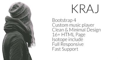 Kraj - Music Band HTML Template