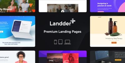 Landder+ - Lead Generation Landing Pages HTML Template