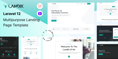 Landik - Laravel 12 Multipurpose Landing Page Template