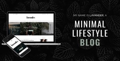 Lavander - A Lifestyle Responsive WordPress Blog Theme