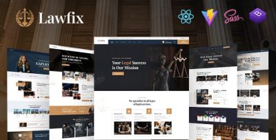 Lawfix - Attorney Lawyer React Template