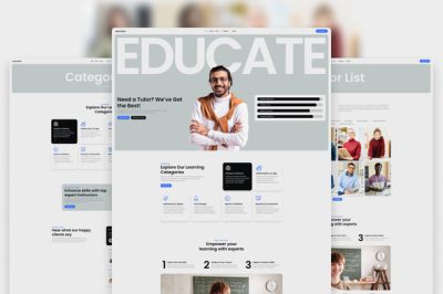 Learnism - Professional Online Courses Elementor Template Kit
