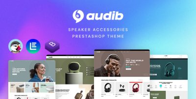 Leo Audib Elementor - Speaker Accessories Prestashop Theme