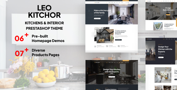 Leo Kitchor - Kitchens & Interior Prestashop Theme Leo Kitchor - Kitchens & Interior Prestashop Theme