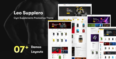 Leo Supplero - Gym Supplements Prestashop Theme