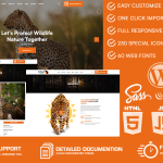 Lifewil - Wildlife WordPress Theme