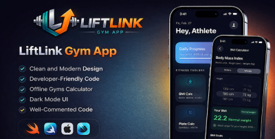 LiftLink Gyms Fitness Calculator - SwiftUI