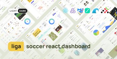 Liga Soccer - React Dashboard Template