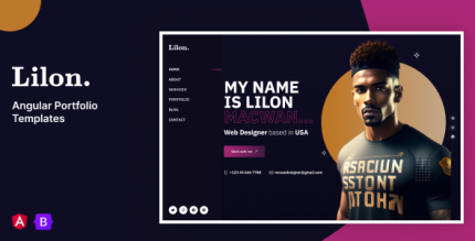 Lilon - Angular Personal Portfolio Template