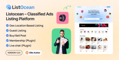 Listocean - Classified Ads Listing Platform