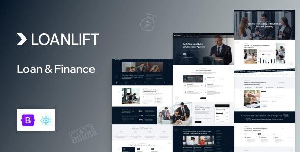 Loanlift - Loan & Finance React Template Loanlift - Loan & Finance React Template