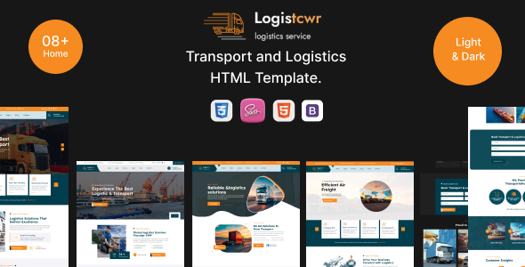 Logistcwr - Transport and Logistics HTML Template Logistcwr - Transport and Logistics HTML Template