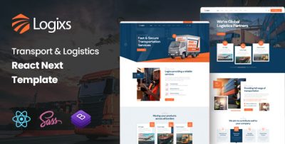 Logixs - Transport & Logistics React NextJs Template