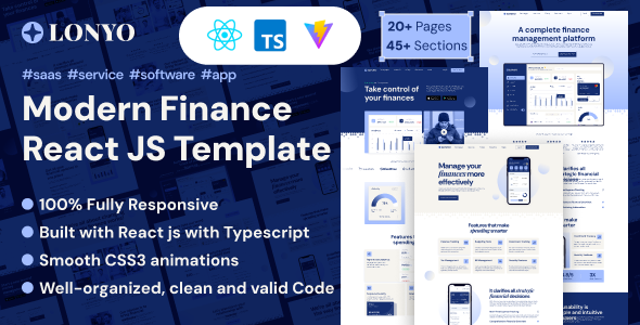 Lonyo - Sass And software React JS Template Lonyo - Sass And software React JS Template