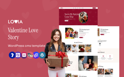 Lovia - Valentine’s Day And Dating Multipurpose WordPress Elementor Theme