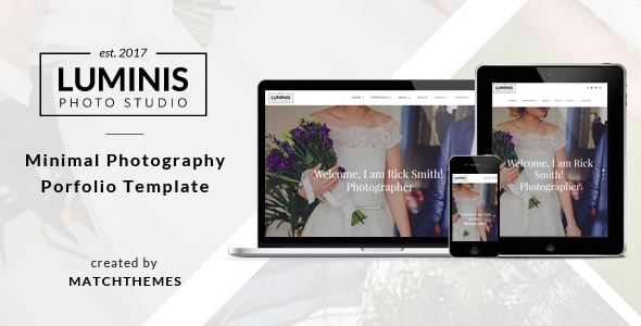 Luminis - Minimal Photography Portfolio Template Luminis - Minimal Photography Portfolio Template