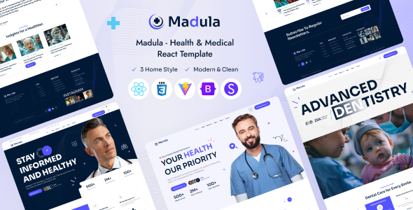 Madula - Health & Medical React Template Madula - Health & Medical React Template