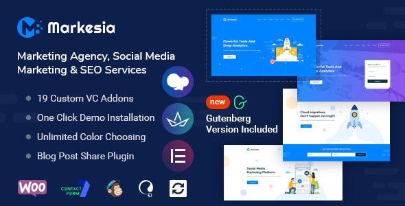 Markesia - Digital Marketing Agency and SEO WordPress Theme Markesia - Digital Marketing Agency and SEO WordPress Theme