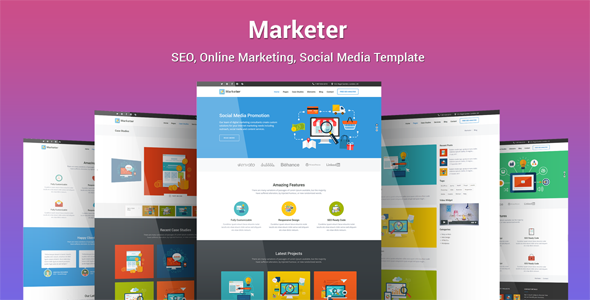 Marketer - SEO, Online Marketing, Social Media WordPress Theme Marketer - SEO, Online Marketing, Social Media WordPress Theme