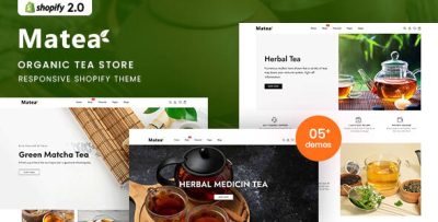 Matea - Organic Tea Store Responsive Shopify 2.0 Theme