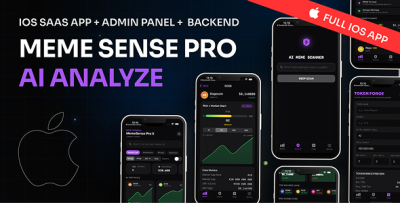 MemeSense - iOS Meme Coin App with Admin Panel & Firebase Backend