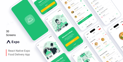 Mesio - React Native Food App with Expo & Payload CMS