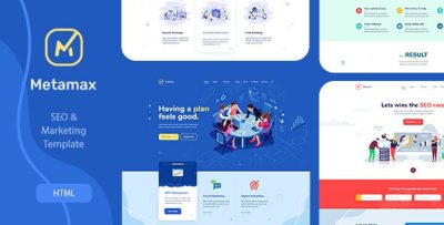 MetaMax - SEO and Marketing HTML Template