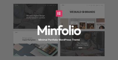 Minfolio - Minimal Portfolio WordPress Theme