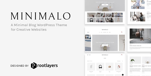 Minimalo - A Minimal Blog WordPress Theme for Creative Websites Minimalo - A Minimal Blog WordPress Theme for Creative Websites