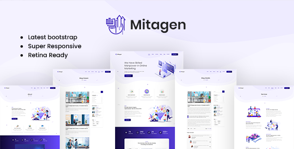 Mitagen - SEO / Marketing Agency HTML Template Mitagen - SEO / Marketing Agency HTML Template