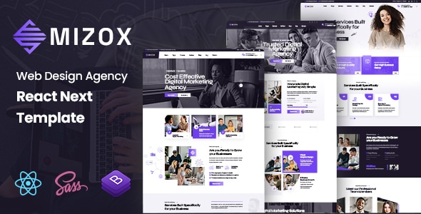Mizox - Web Design Agency React NextJs Template Mizox - Web Design Agency React NextJs Template