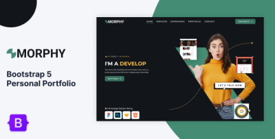 Morphy - Bootstrap 5 Personal Portfolio